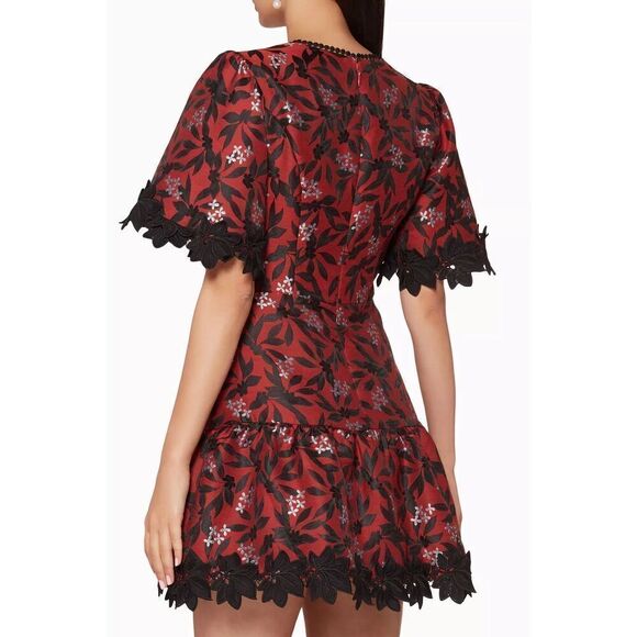 La Maison Talulah Viletta Mini Dress Rust, Black Size XS‎ - Picture 2 of 12